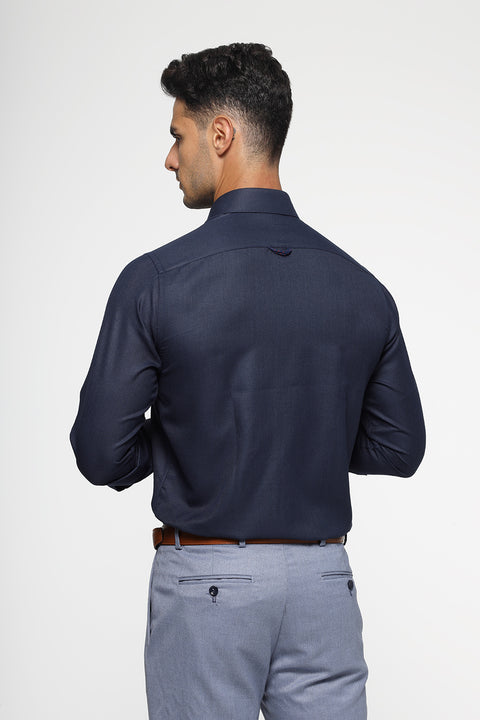 New Fit Shirt Dark Blue