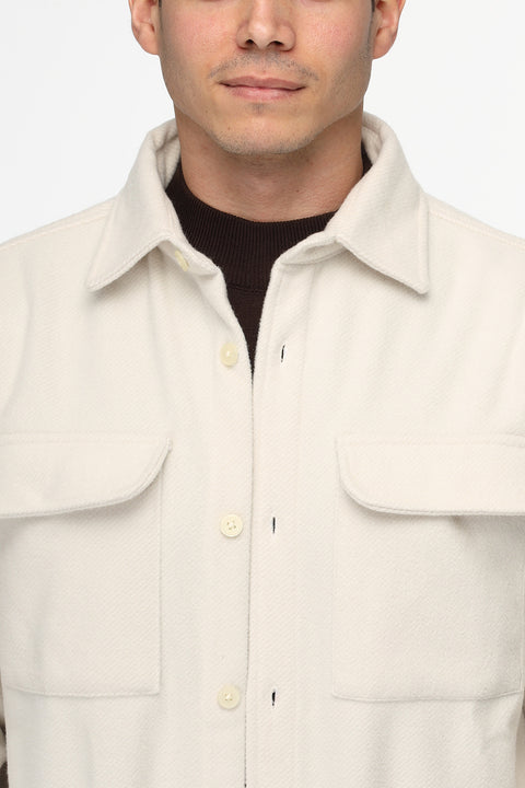 Relax Fit Over Shirt Beige
