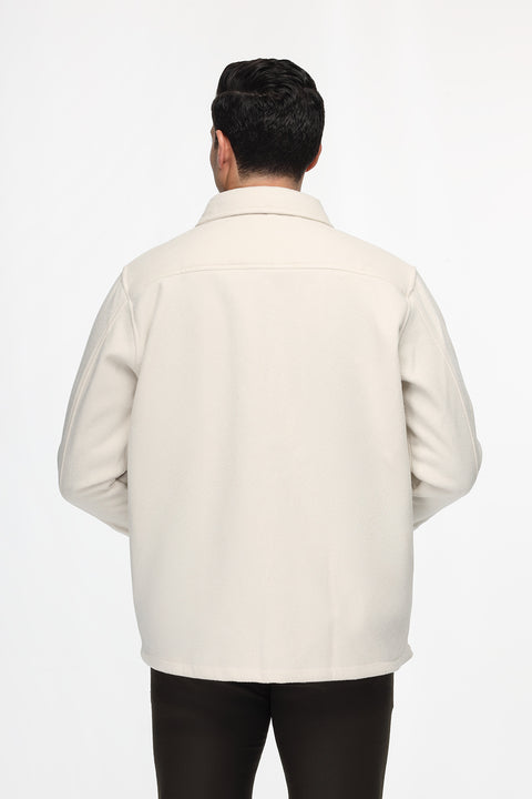 Relax Fit Over Shirt Beige