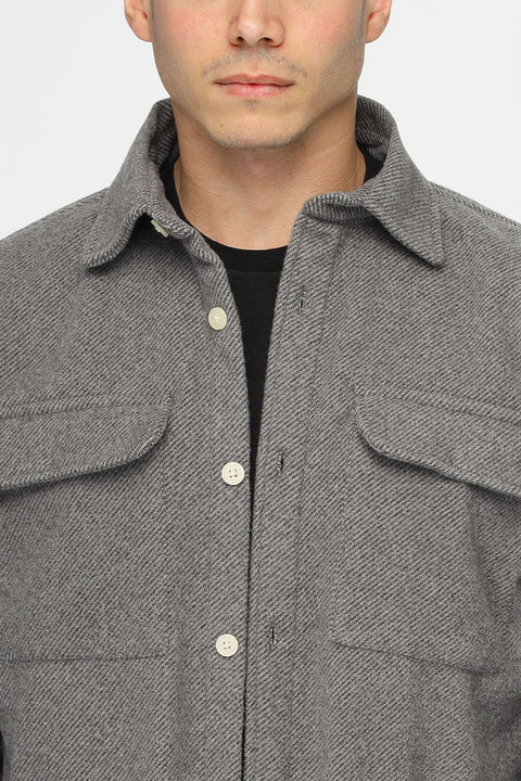 Relax Fit Over Shirt Gray