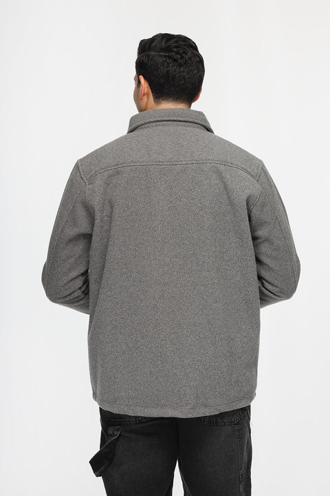 Relax Fit Over Shirt Gray