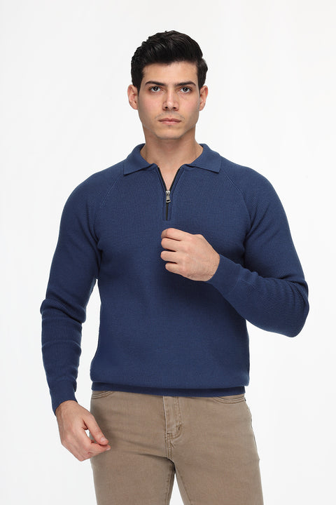 Regular Fit Pullover Blue
