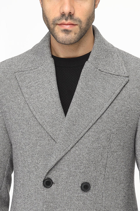 Regular Fit Coat Gray