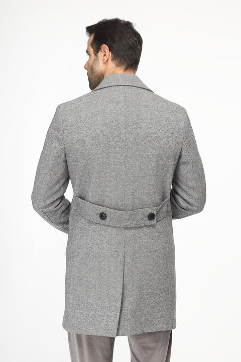 Regular Fit Coat Gray