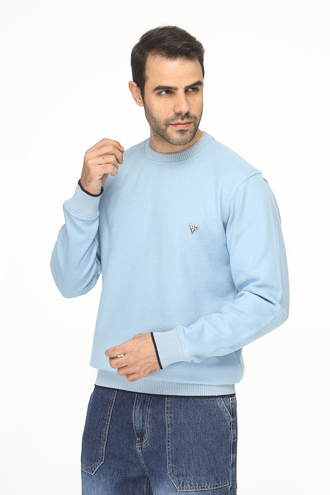 Regular Fit Sweat Shirt Turquoise