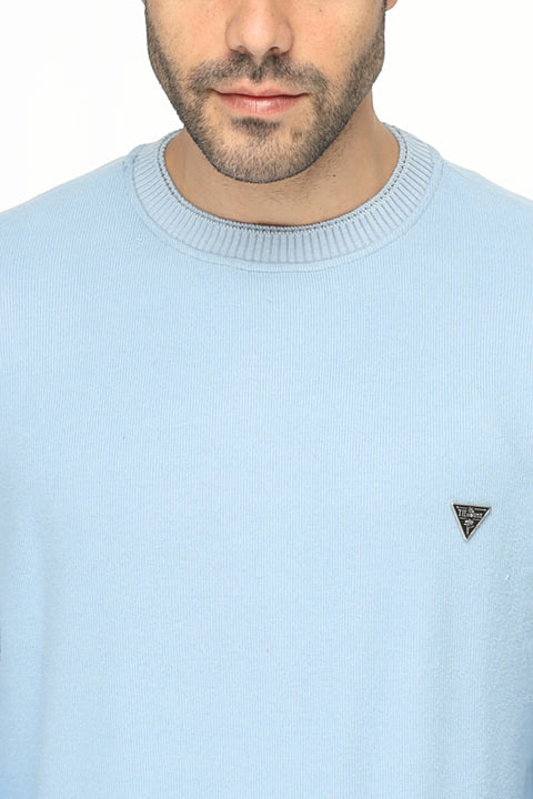 Regular Fit Sweat Shirt Turquoise