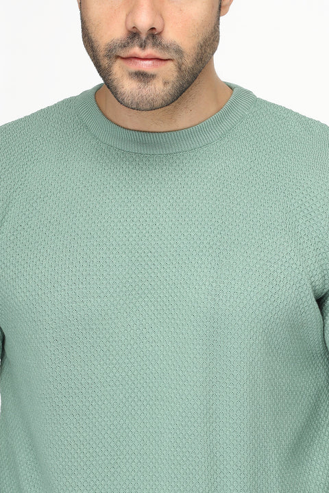 Regular Fit Pullover Green