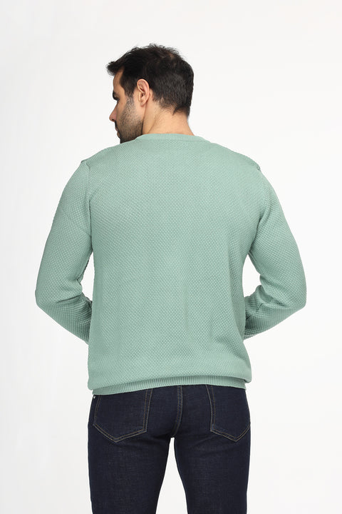 Regular Fit Pullover Green