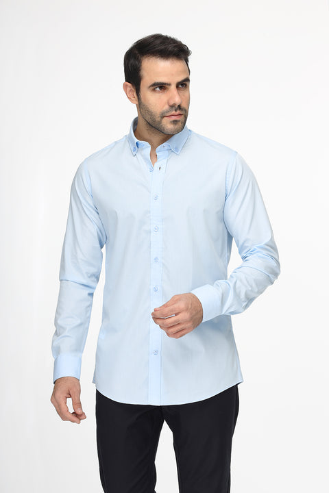 Classic Shirt Slim fit Light Blue