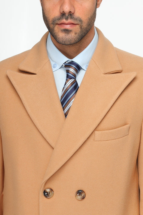 Regular Fit Coat Beige