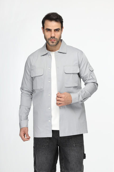 New Fit Shirt Chino Gray