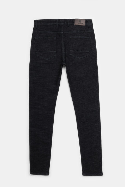 Slim Fit Trousers Dark Blue