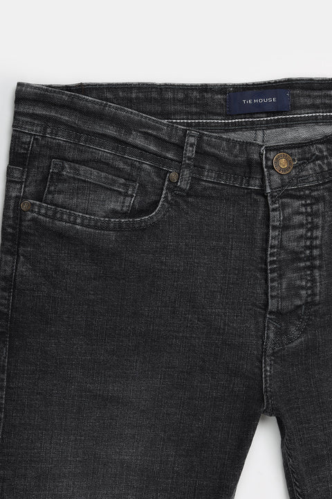 Slim Fit Trousers Jeans Gray