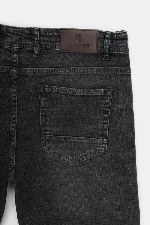 Slim Fit Trousers Jeans Gray