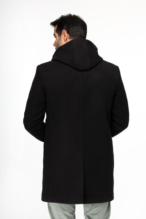 Regular Fit Coat Black