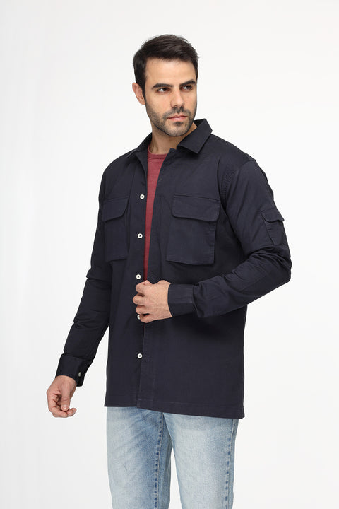 New Fit Shirt Chino Dark Blue