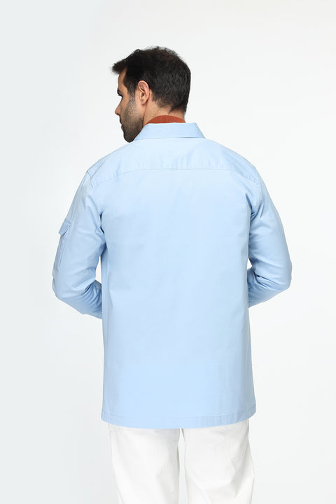 New Fit Shirt Chino Light Blue