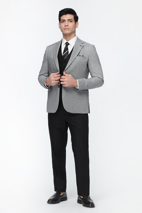 Slim Fit Suit Gray