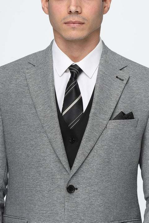 Slim Fit Suit Gray