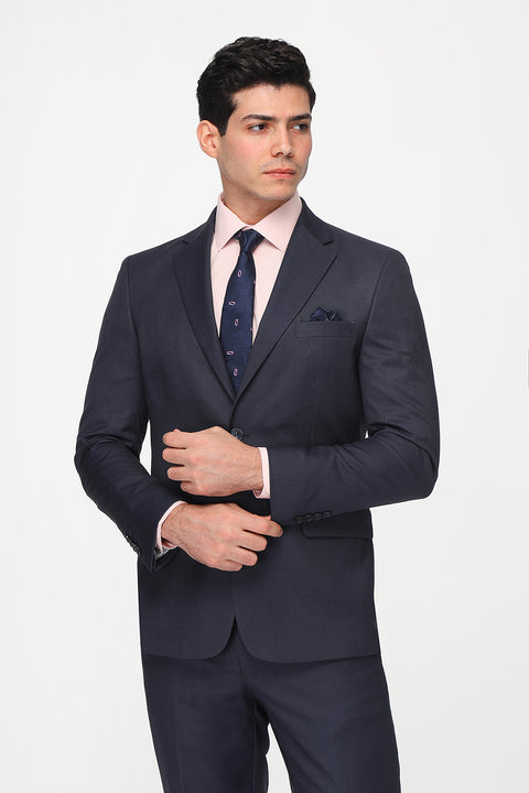Regular Fit Suit Dark Blue