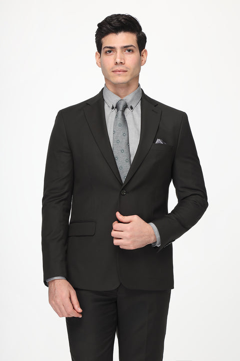 Regular Fit Suit Green