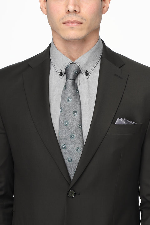 Regular Fit Suit Green