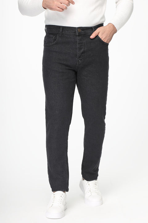 Slim Fit Trousers Jeans Gray