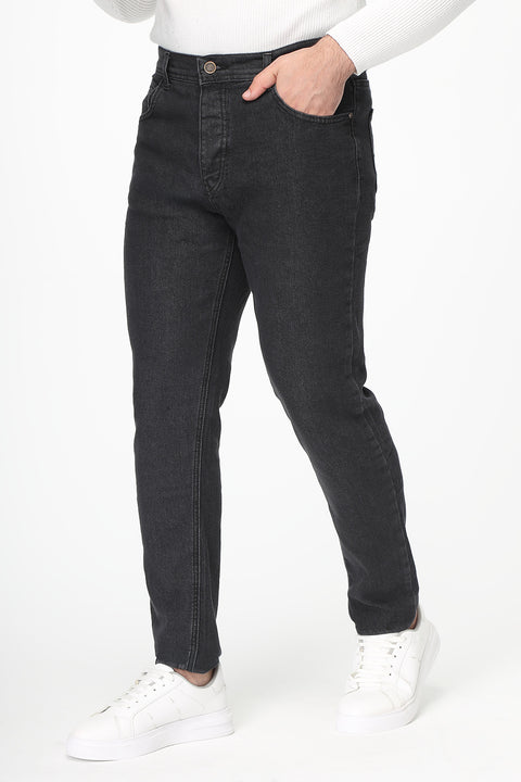 Slim Fit Trousers Jeans Gray