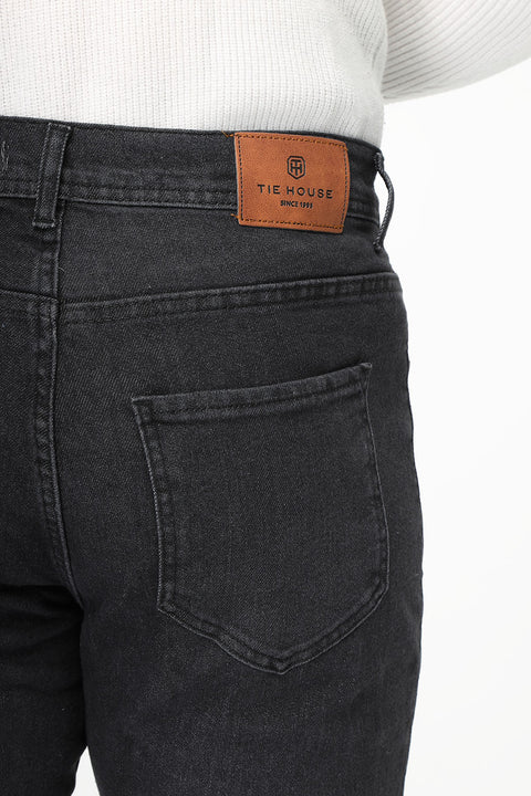 Slim Fit Trousers Jeans Gray
