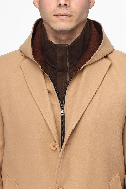 Regular Fit Coat Beige