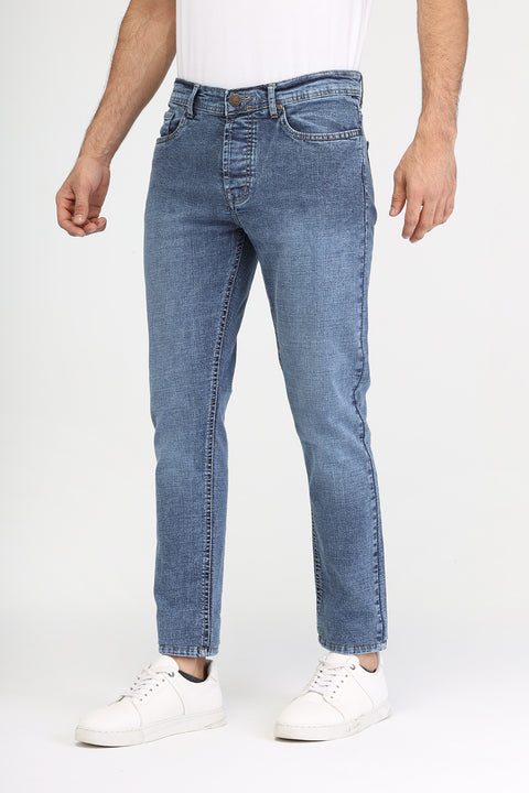Slim Fit Trousers Jeans Light Blue