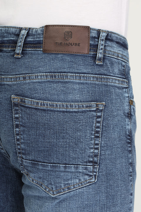 Slim Fit Trousers Jeans Light Blue