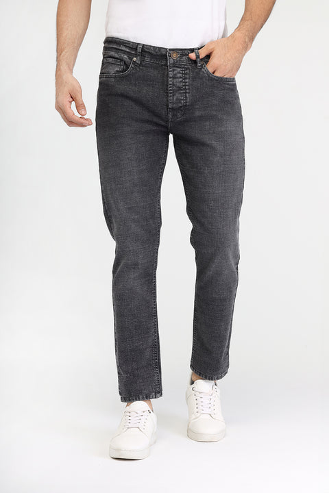 Slim Fit Trousers Jeans Gray