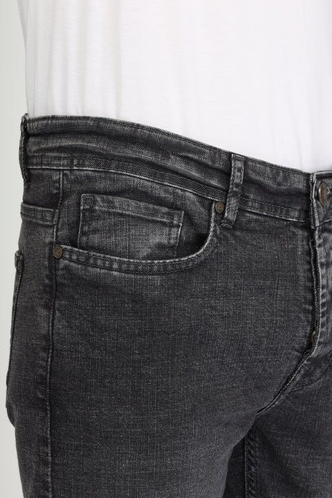 Slim Fit Trousers Jeans Gray