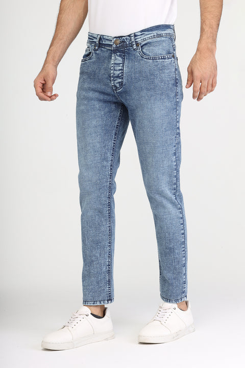 Slim Fit Trousers Jeans Light Blue