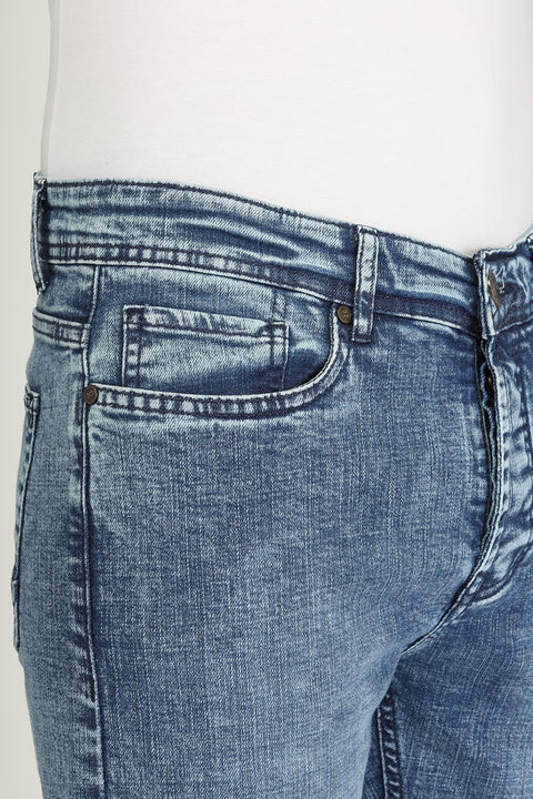 Slim Fit Trousers Jeans Light Blue