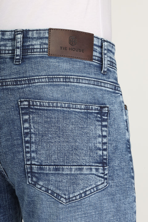 Slim Fit Trousers Jeans Light Blue