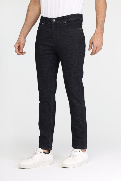 Slim Fit Trousers Dark Blue