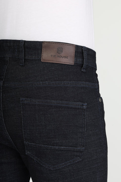 Slim Fit Trousers Dark Blue