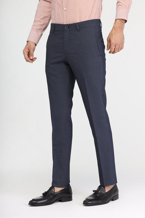 Slim Fit Classic Pants Dark Blue