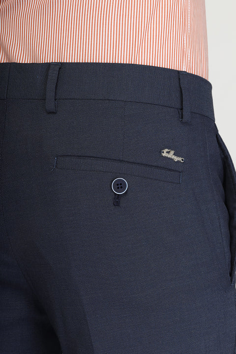 Slim Fit Classic Pants Dark Blue