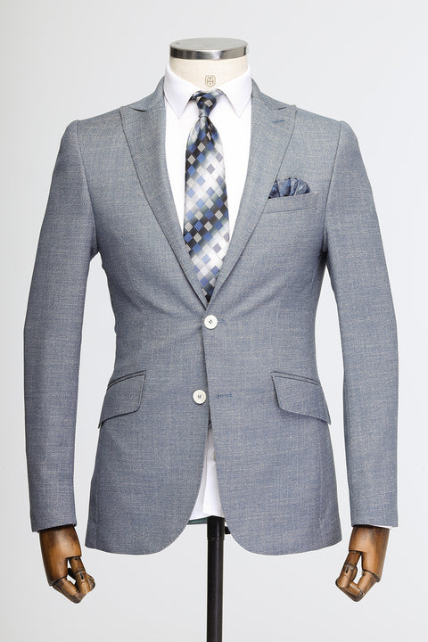 Slim Fit Suit Blue