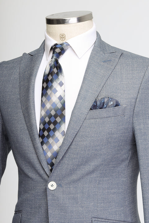 Slim Fit Suit Blue