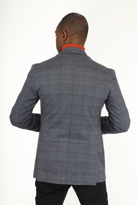 Slim Fit Blazer Blue