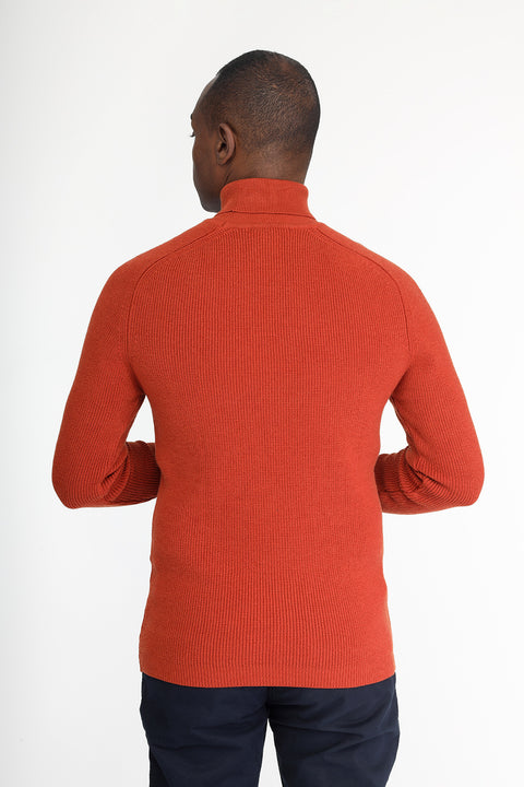Slim Fit Pullover Orange