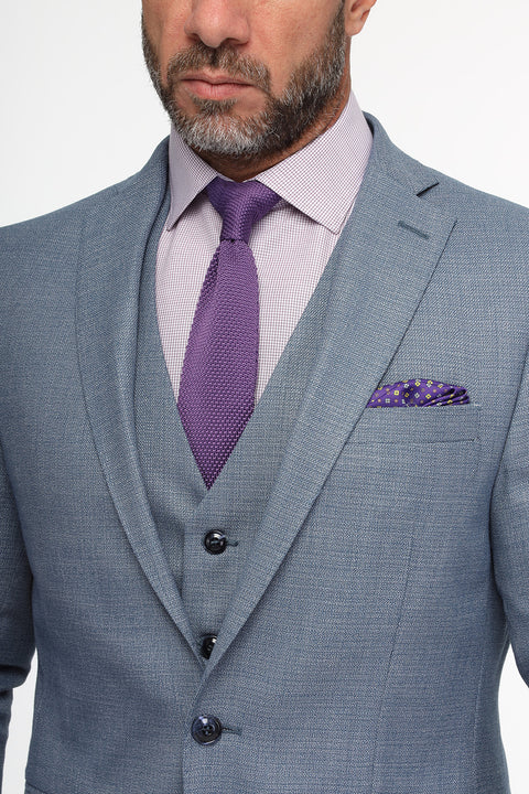 Slim Fit Suit Blue
