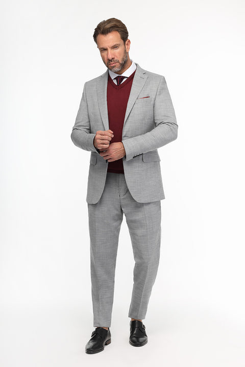 Skinny Fit Suit Gray