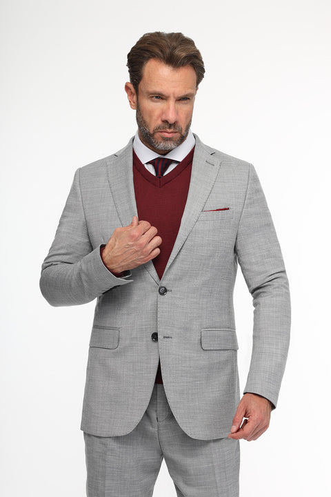 Skinny Fit Suit Gray