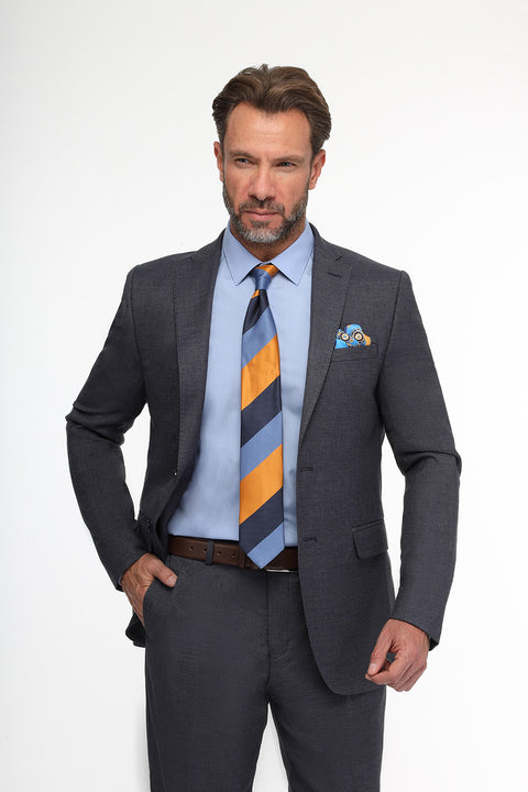 Skinny Fit Suit Dark Blue