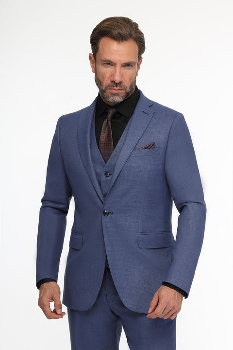 Slim Fit Suit Blue